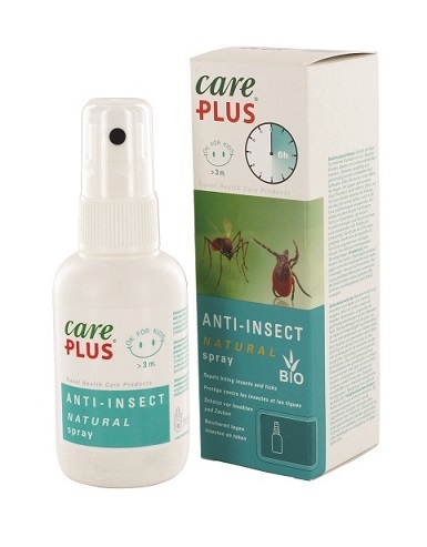 Care Plus Bio Spray 60ml (sans Deet) | Anti-moustiques - Insectes - Répulsifs