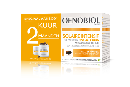Oenobiol Solaire Intensif Duo 2 x 30 Capsules (2ème produit à - 20%) | Soleil - Bronzage