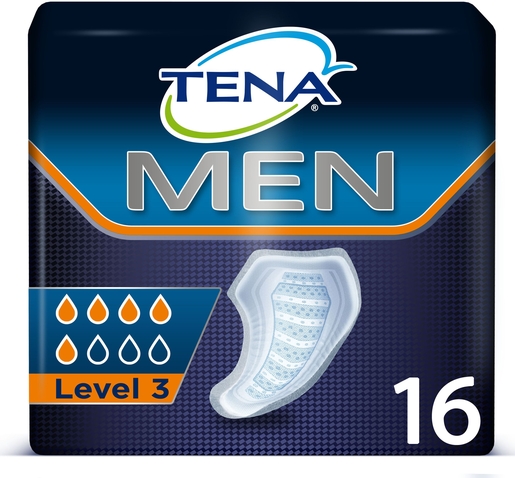 TENA Men Niveau 3  - 16 pièces | Protections Anatomiques