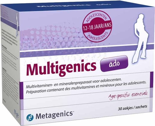 Multigenics Ado 30 Sachets de Poudre | Multivitamines