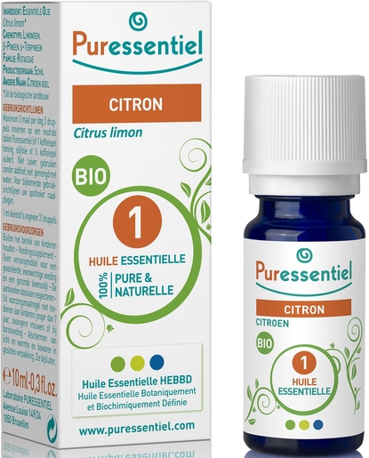 Puressentiel Expert Citron Bio Huile Essentielle 10ml | Produits Bio