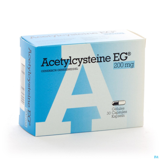 Acetylcysteine EG 200mg 30 Capsules | Toux grasse