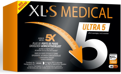 XL-S Medical Ultra 5 180 Comprimés | Capteurs de graisse