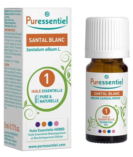 Puressentiel Huile Essentielle Santal Blanc Bio 5ml | Produits Bio