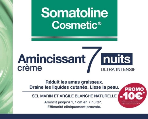 Somatoline Cosmetic Amincissant Intensif 7 Nuits 400ml (prix spécial -10€) | Minceur - Fermeté - Ventre plat