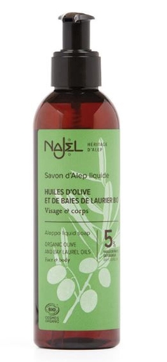 Najel Savon Alep Liquide 5% Hbl 200ml | Bain - Douche