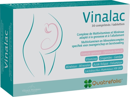 Vinalac Formule Optimise Caps 30 | vitamines grossesse