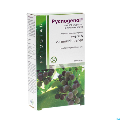 Fytostar Pycnogenol 30 Capsules | Jambes lourdes