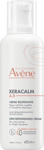 Avène XeraCalm A.D. Crème Relipidante 400ml | Eczema - Psoriasis - Squames