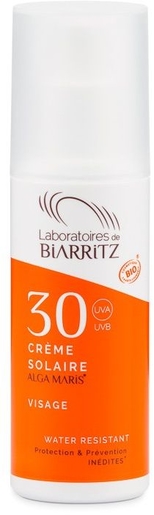 Alga Maris Crème Solaire Visage Bio IP30 50ml | Produits Bio