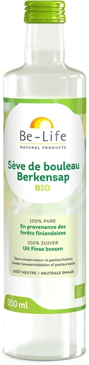 Be-Life Sève De Bouleau Bio 500 ml | Dépuratif - Détoxifiant
