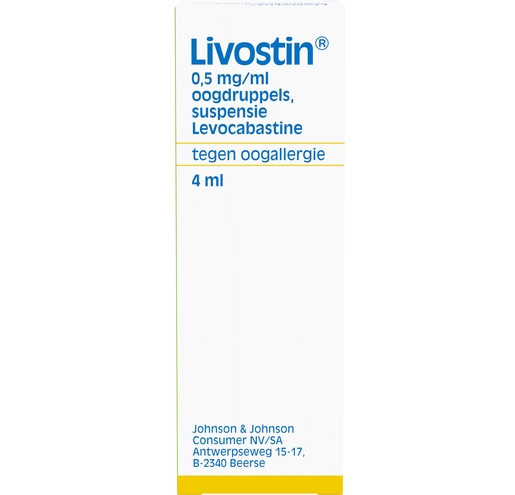 Livostin 0,5 mg/ml Collyre 4ml | Allergies