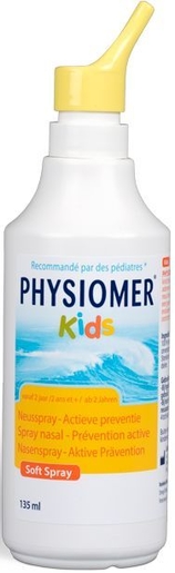 Physiomer Kids Spray Nasal Hygiène Prévention Active 135ml | Nettoyage du nez