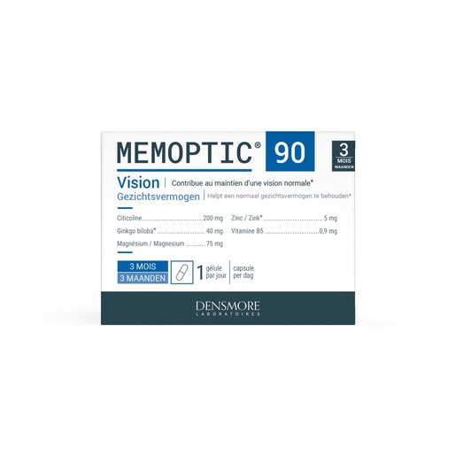 Memoptic Vision 90 Capsules | Mémoire - Concentration