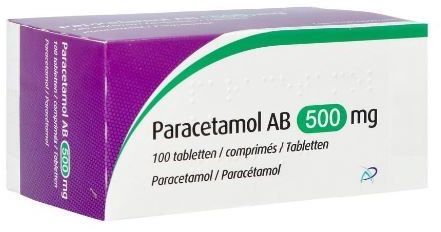 Paracetamol AB 500mg 100 Comprimés | Fièvre