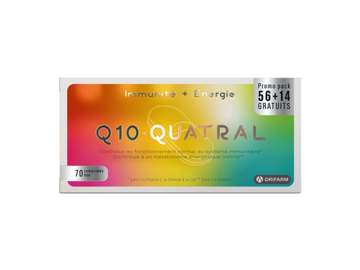Q10 Quatral 70 Comprimés Duo | Antioxydants