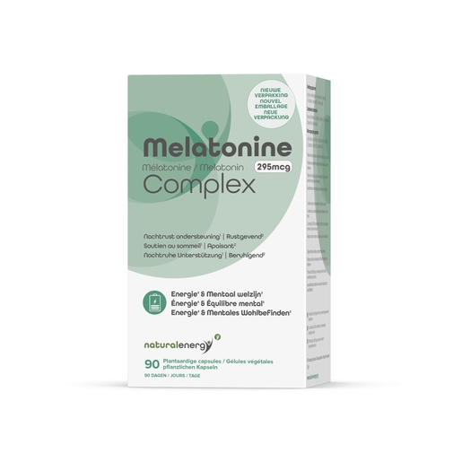 Natural Energy Melatonine Complexe 295 MCG 90 Capsules | Fatigue - Convalescence