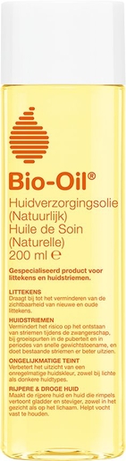 Bio-Oil Huile Régénérante Natural 200ml | Vergetures
