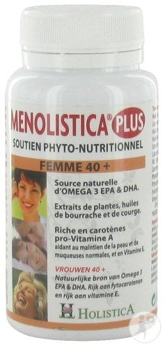 Menolistica Plus Caps 120 Holistica | Omega 3 - Omega 6