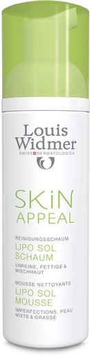 Widmer Skin Appeal Lipo Sol Mousse Sans Parfum 150ml | Acné - Imperfections