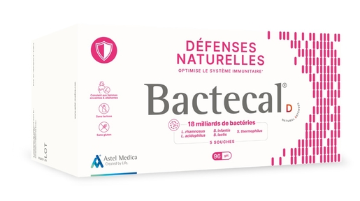 Bactecal D Défenses Naturelles 96 Gélules | Défenses naturelles - Immunité