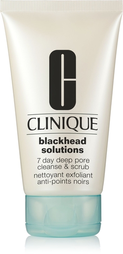 Clinique Blackhead Solutions Nettoyant Exfoliant Anti-Points Noirs Tube 125ml | Exfoliant - Gommage - Peeling
