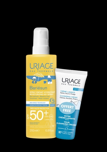 Uriage Bariesun Enfants Spray IP50+ 200ml + Crème Lavante 50ml | Produits solaires