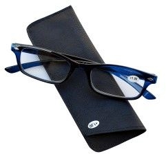Pharmaglasses Lunettes Lecture Dioptrie +4.00 Dark Blu | Lunettes