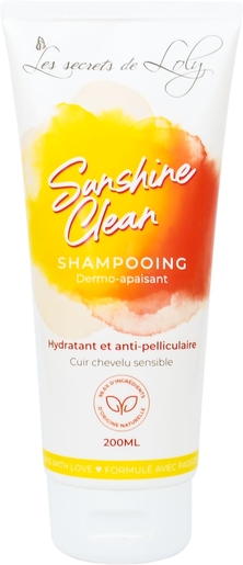 Les Secrets de Loly Sunshine Clean Shampooing Anti-pelliculaire 200ml | Soins des cheveux