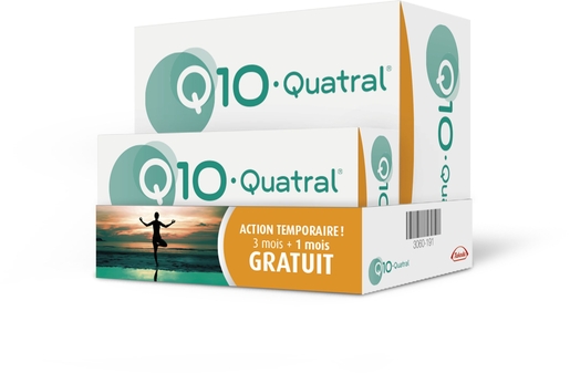 Q10 Quatral 2x84 Capsules (+ 2x28 Capsules Gratuites) | Antioxydants