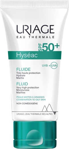Uriage Hyseac Fluide Solaire IP50 50ml | Protection visage