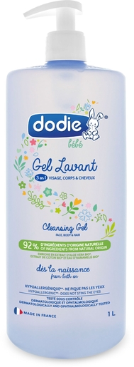 Dodie Gel Lavant 3en1 1l | Bain - Toilette