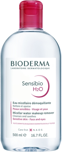 Bioderma Sensibio H2O Solution Micellaire Peaux Sensibles 500ml | Nos Best-sellers