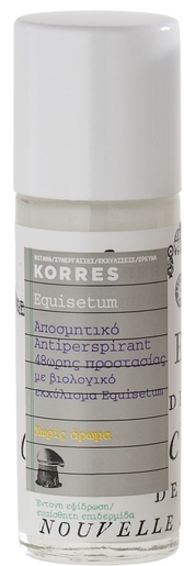 Korres KB Déodorant Roll-on Anti-Transpirant Sans Parfum Equisetum 30ml | Déodorants anti-transpirant