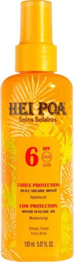 Hei Poa Huile Solaire Monoi Ip6 150ml | Crèmes solaires