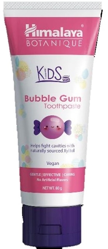 Himalaya Botanique Dentifrice Kids Bubble Gum 80g | Dentifrice - Hygiène dentaire