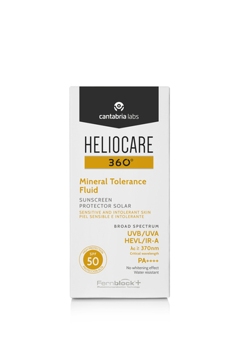 Heliocare 360 Mineral Tolerance Fluid IP50+ 50ml | Produits solaires