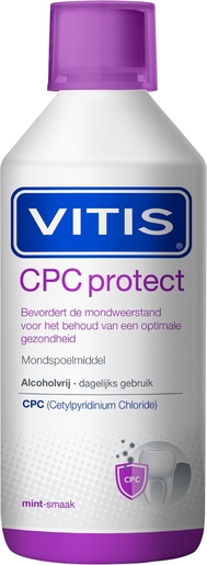 Vitis Cpc Protect Bain de Bouche 500ml | Bains de bouche