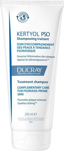 Ducray Keratine P.S.O Shampooing Traitant Rééquilibrant 200ml | Irritation du cuir chevelu