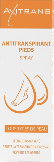 Axitrans Soin des Pieds Spray 30ml | Echauffement - Transpiration