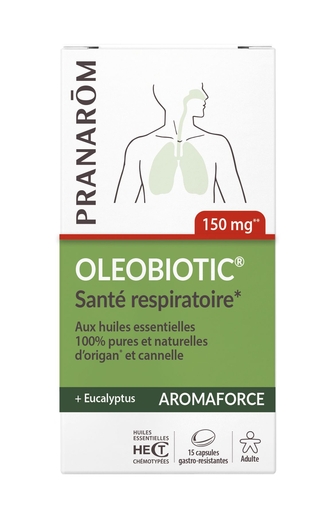 Pranarôm Aromaforce Olebiotic 15 Capsules | Digestion - Transit