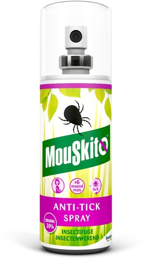 Mouskito Anti-Tick Spray 100ml | Anti-moustiques - Insectes - Répulsifs 