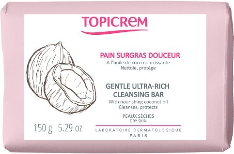 Topicrem hYDRA+ Pain Surgras Douceur 150g | Bain - Toilette