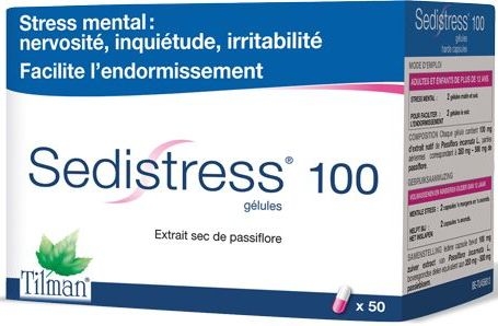 Sedistress 100mg 50 Capsules | Sommeil