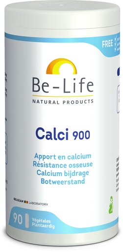 Be-Life Calci 900 90 Gélules | Calcium