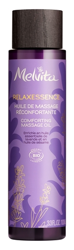 Melvita Relaxessence Huile de Massage Réconfortante 100ml | Massage
