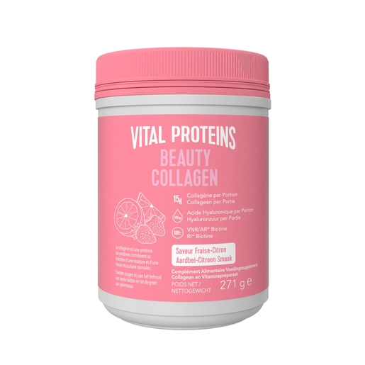 Vital Proteins Beauty Collagen Fraise/Citron 271g | Anti-âge