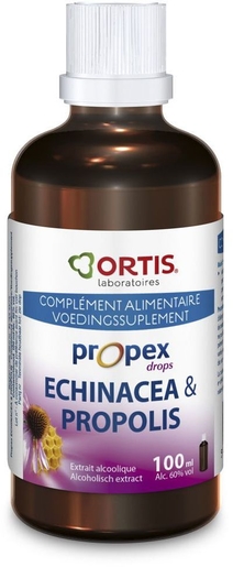 Ortis Echinacea + Propolis Solution 100ml | Défenses naturelles