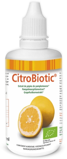 CitroBiotic Extraits Pépins Pamplemousse 50ml | Défenses naturelles - Immunité
