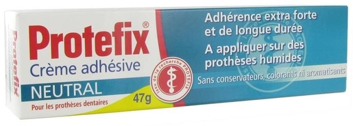 Protefix Crème Adhésive Neutral 40ml | Soins des prothèses et appareils